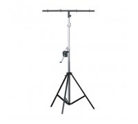 Soundking DA025 стойка для осветительных приборов с лебедкой, высота до 4м. Высота: 2200-4000мм. Планка: 35x35x1300мм. Нагрузка: 85кг. Материал: сталь. Вес: 27кг